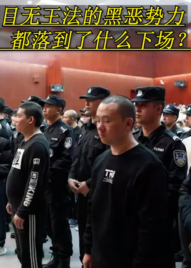 目无王法的黑恶势力，都落到了什么下场？