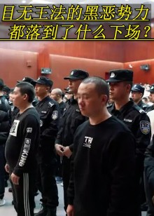 目无王法的黑恶势力都落到了什么下场