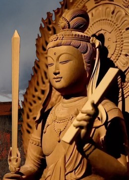 山西五台山文殊菩萨"显灵"