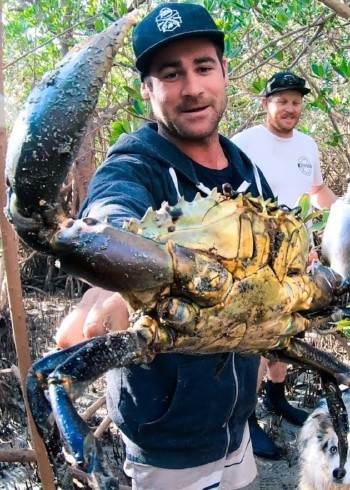 国外赶海抓螃蟹海捕钓鱼封面图