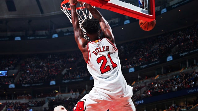 巴特勒生涯30大扣篮 头超篮筐骑着龙王单臂劈扣