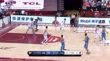 书豪突破撞到鼻子 忍住痛苦就是一个后撤干拔