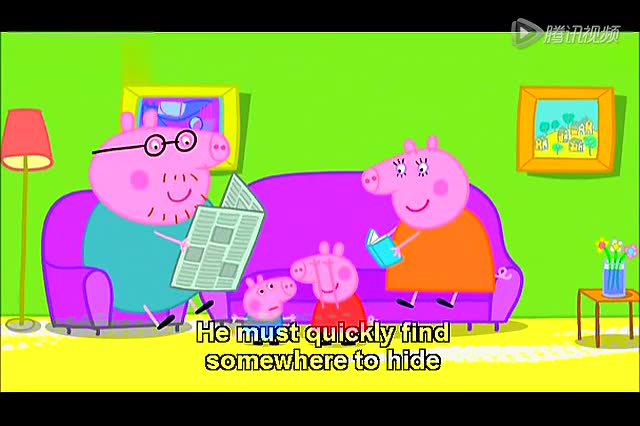 peppa pig 第一季 05 hide and seek