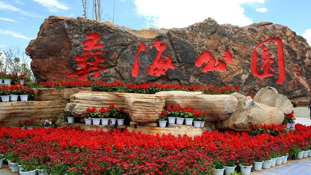 航拍下的楚雄彝海公园