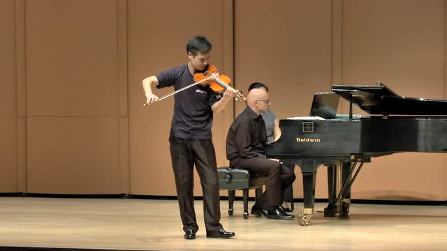 李泉帅奥利维拉国际小提琴比赛半决赛演奏