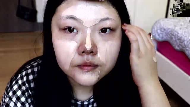 反差韩国丑女通过化妆奇术逆袭妖艳女神