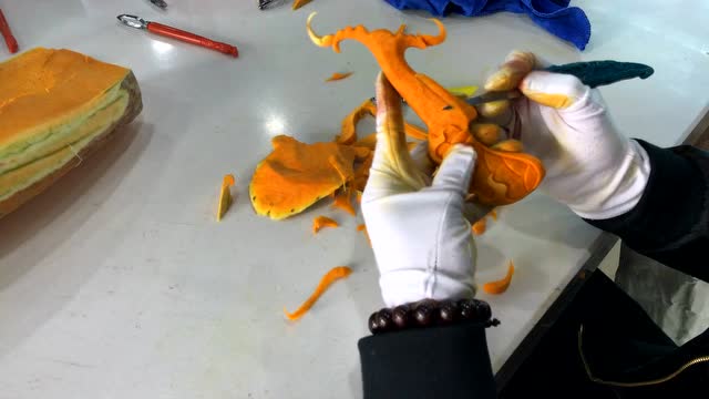 食雕技艺学习第三课:龙爪,高清