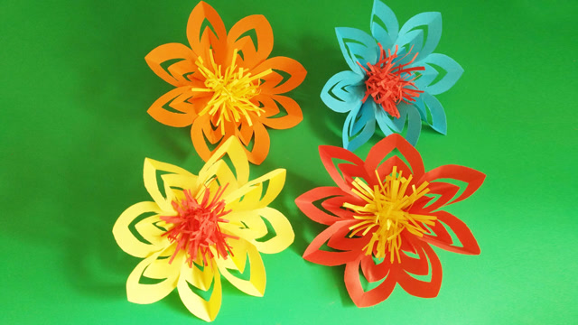 你觉得这朵立体剪纸花是用剪子剪出来的吗?看完你会脑洞大开