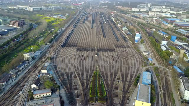 航拍——南京东编组站详解
