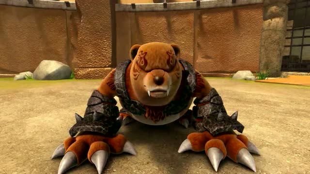 猪猪侠:小猪猪的石甲熊不是这个大嘴怪的对手啊