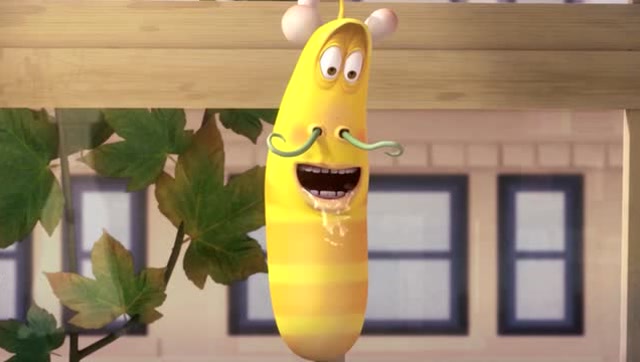 爆笑虫子:有恐高症的人不要随便吃豌豆,后果很严重