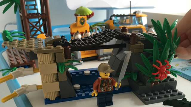 玩具视频创意大赛 第三期 丛林探险之神秘遗迹场景 乐高乐拼积木搭建