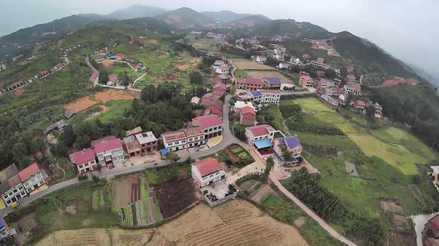 无人机航拍李畋镇双江村乡村美景