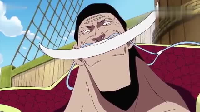 红发上白胡子海贼船 这段太霸气了