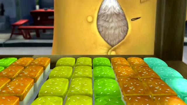 熊出没:熊大和老板聊爆款年糕,熊二却趁机偷光年糕