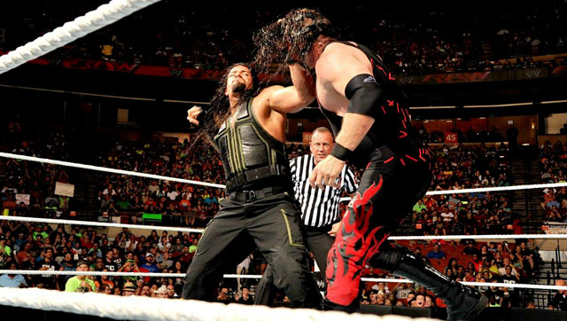 罗曼雷恩斯得罪hhh,被安排与恶魔凯恩和兰迪奥顿双人组合搏击