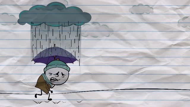 搞笑动画视频:铅笔人-屋漏偏逢连夜雨,霉运当头