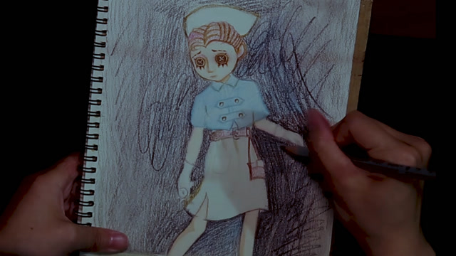 彩铅手绘《第五人格》求生者之医生艾米丽黛儿