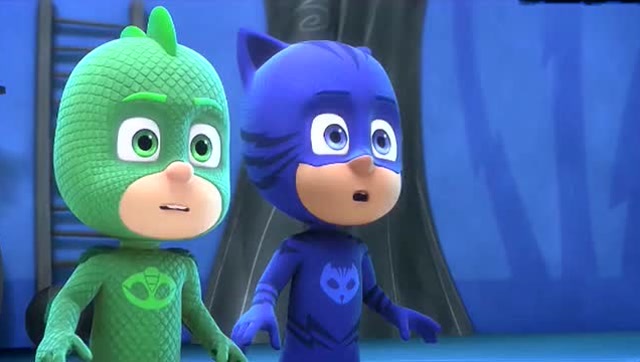 睡衣小英雄:葛瑞,康诺和艾玛亚变身,寻找消失的飞天火车