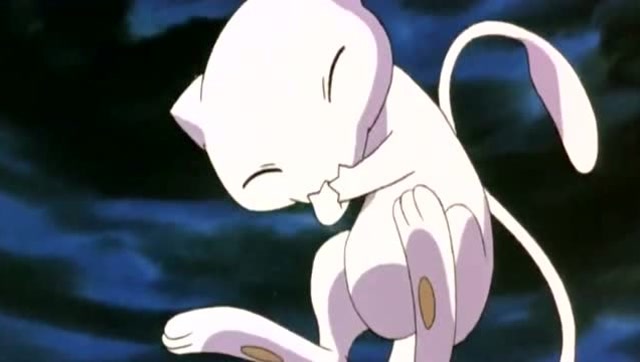 神奇宝贝,盛气凌人,超梦欺负小智,梦幻危急关头救了小智躲避袭击