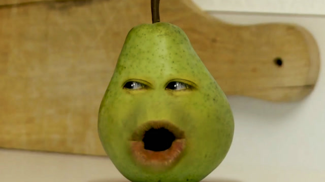 水果搞笑,烦人的橙子和甜梨.跟河蚌吵架