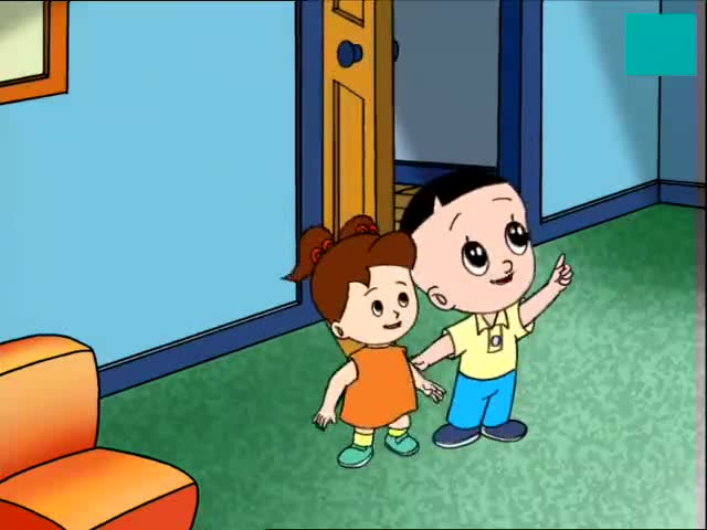 大头儿子把妹妹藏起来让围裙妈妈找妹妹