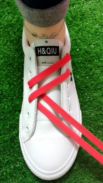 超火简单易学网红鞋带系法