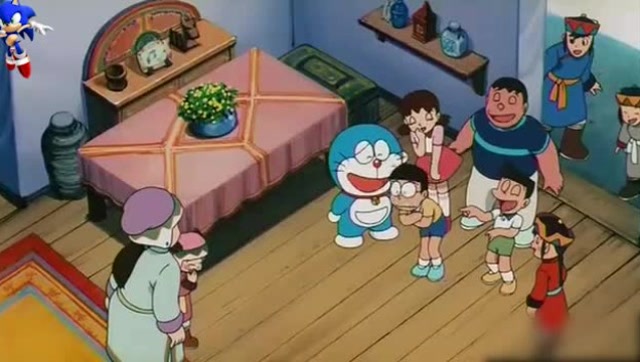 哆啦a梦:大雄的团队出去玩了,遇见很多动物