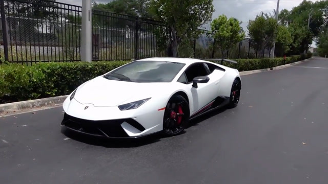 超跑欣赏,2018款兰博基尼huracan高清实拍