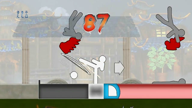 火柴人大作战 火柴人的功夫片,一脚一个踢飞火柴人