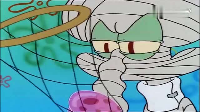 海绵宝:章鱼哥抓小水母,惹怒大水母!宝宝和大星竟然还在看热闹