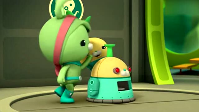 海底小纵队:小萝卜想展示一下它最得意的发明 植物鱼机器人