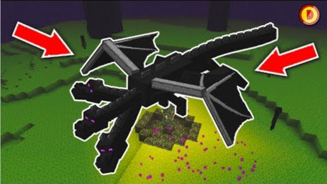 我的世界:菜鸟生成了一只三个头的末影龙,会喷火可惜不会飞了