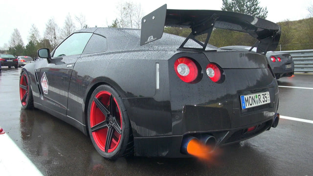 1500匹的爆改gtr马路单挑兰博基尼盖拉多,没想到最后都输给了它!