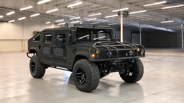 实拍2019全新悍马h1,网友:配置不比陆巡差