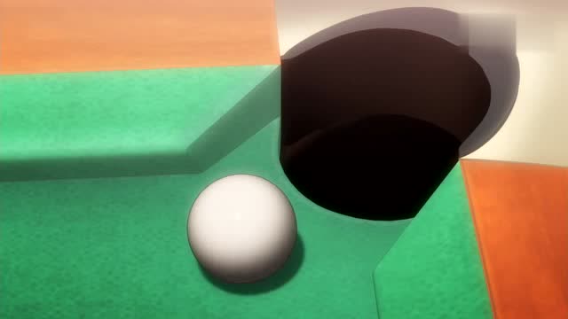 基德自信得向台球高手发起挑战,第一杆就把白球打进洞