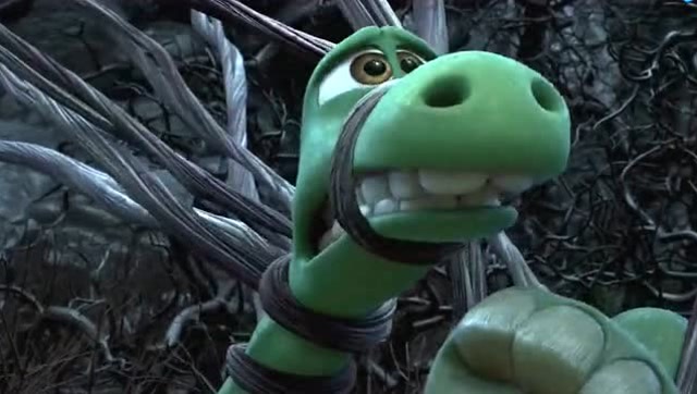 《恐龙当家》翼龙抢走了人类小男孩要吃掉,被小恐龙打下悬崖