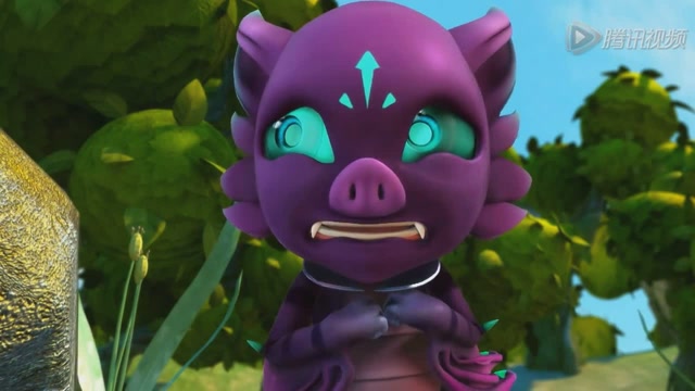 《猪猪侠之五灵守卫者》超人强抓住了暗中偷窥的人