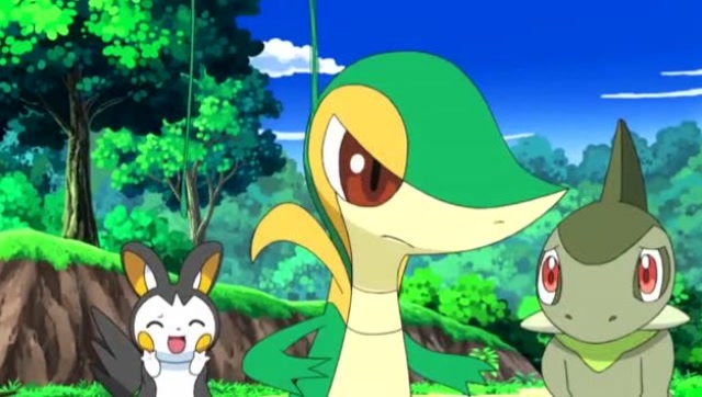 神奇宝贝,小智的藤藤蛇一举一动太有女王范了!