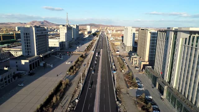 航拍宁城高架桥