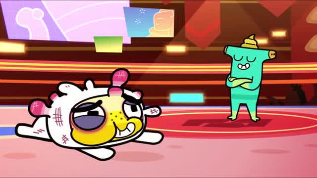 超迷你战士:迷你勇被睡过头大王打的好惨