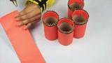 手工diy 纸筒加彩纸制作个性餐具收纳盒 腾讯视频