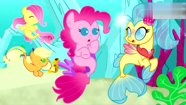 小马宝莉 番外篇,碧琪,柔柔变成了美人鱼!