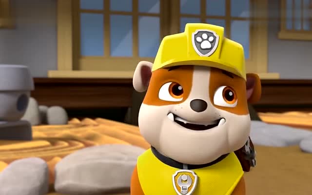 汪汪队立大功全集:喷火龙把玉米烤成爆米花,小砾太喜欢吃了