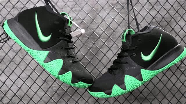 耐克nike kyrie 4"obsidian" 欧文4代黑曜石
