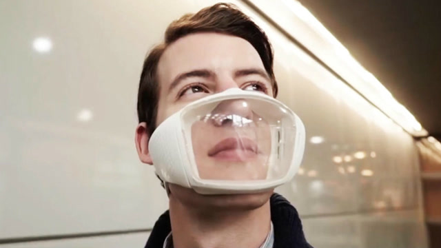 雾霾杀手!口罩采用全透明材料制作,戴上人脸能隐形?