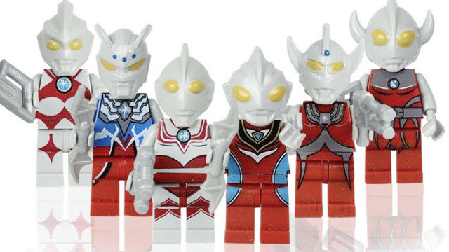 迪迦奥特曼乐高积木拼装