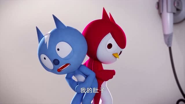 迷你特工队x:弗特和塞米吸在了一起,可是弗特突然肚子不舒服!