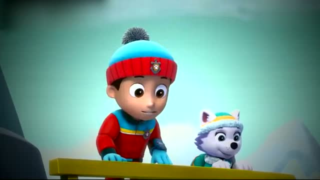 汪汪队立大功:小力往前冲,他们跑水底下干嘛了,还有船被冻伤