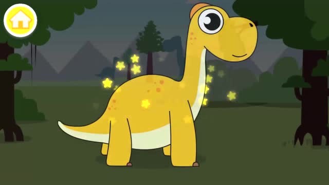 宝宝巴士我叫腕龙个头很高能吃到树上的叶子